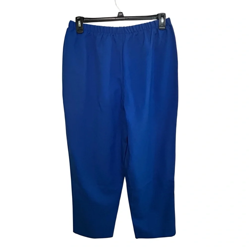 Anthony Richards Women’s Blue Pants Slacks Business Career Elastic Waist Sz 16P - Picture 4 of 5